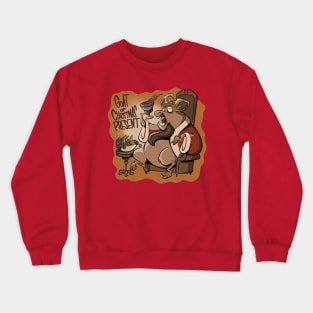 Goat of Christmas Present Crewneck Sweatshirt